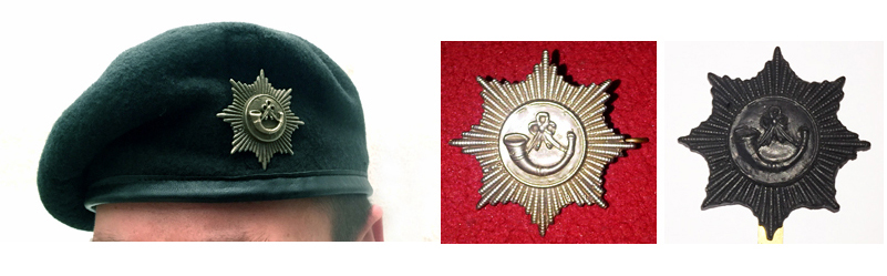 green beret with cap badge